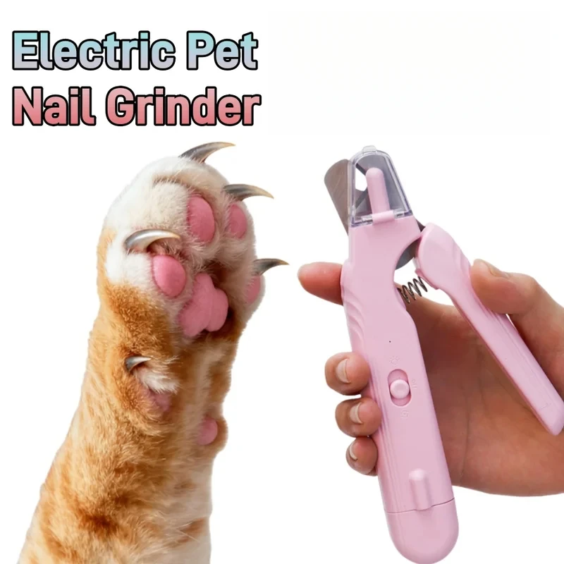 Cortador e Lixador de Unhas para Cães e Gatos com LED e USB - Imagem 2