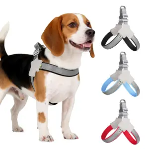 peitoral para cães pequenos e médios refletivo