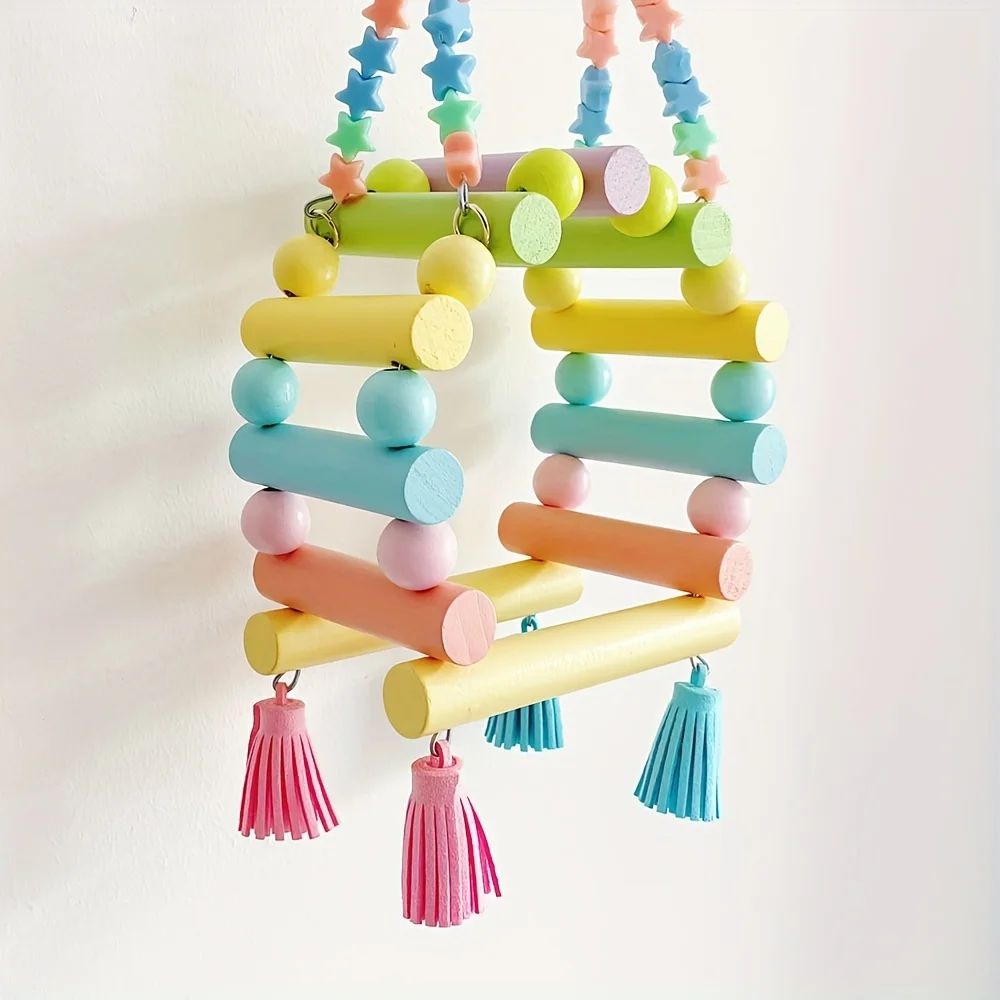 Escada de Escalada para Papagaios com Encaixe na Gaiola - Imagem 3