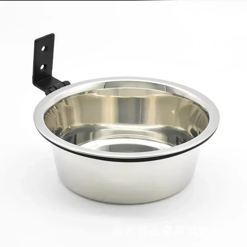Tigela Elevada para Cães e Gatos de Aço Inoxidável 16.5cm Fixa na Parede - Imagem 6
