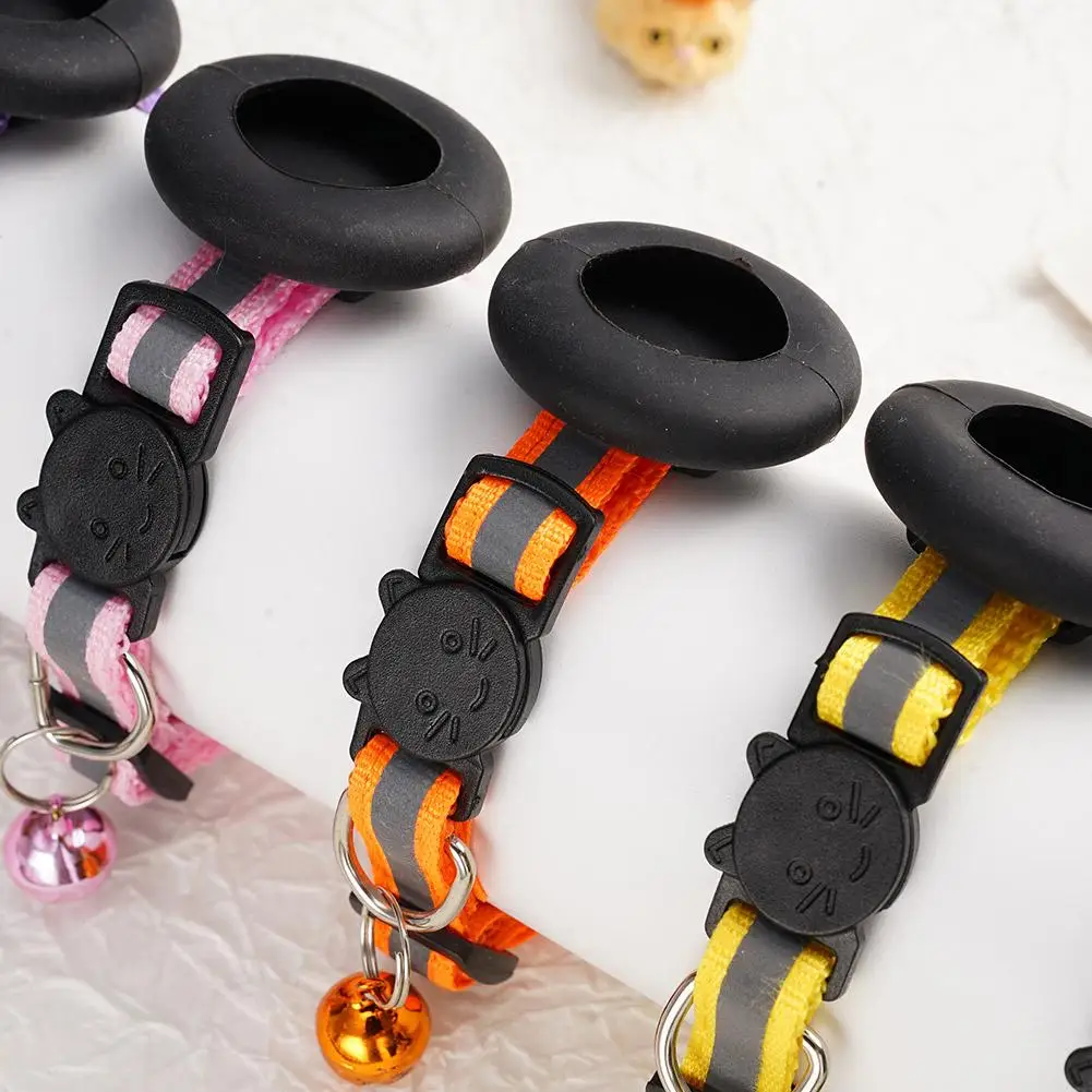 Coleira para Gatos Refletiva Ajustável de Nylon com Sino - Imagem 2