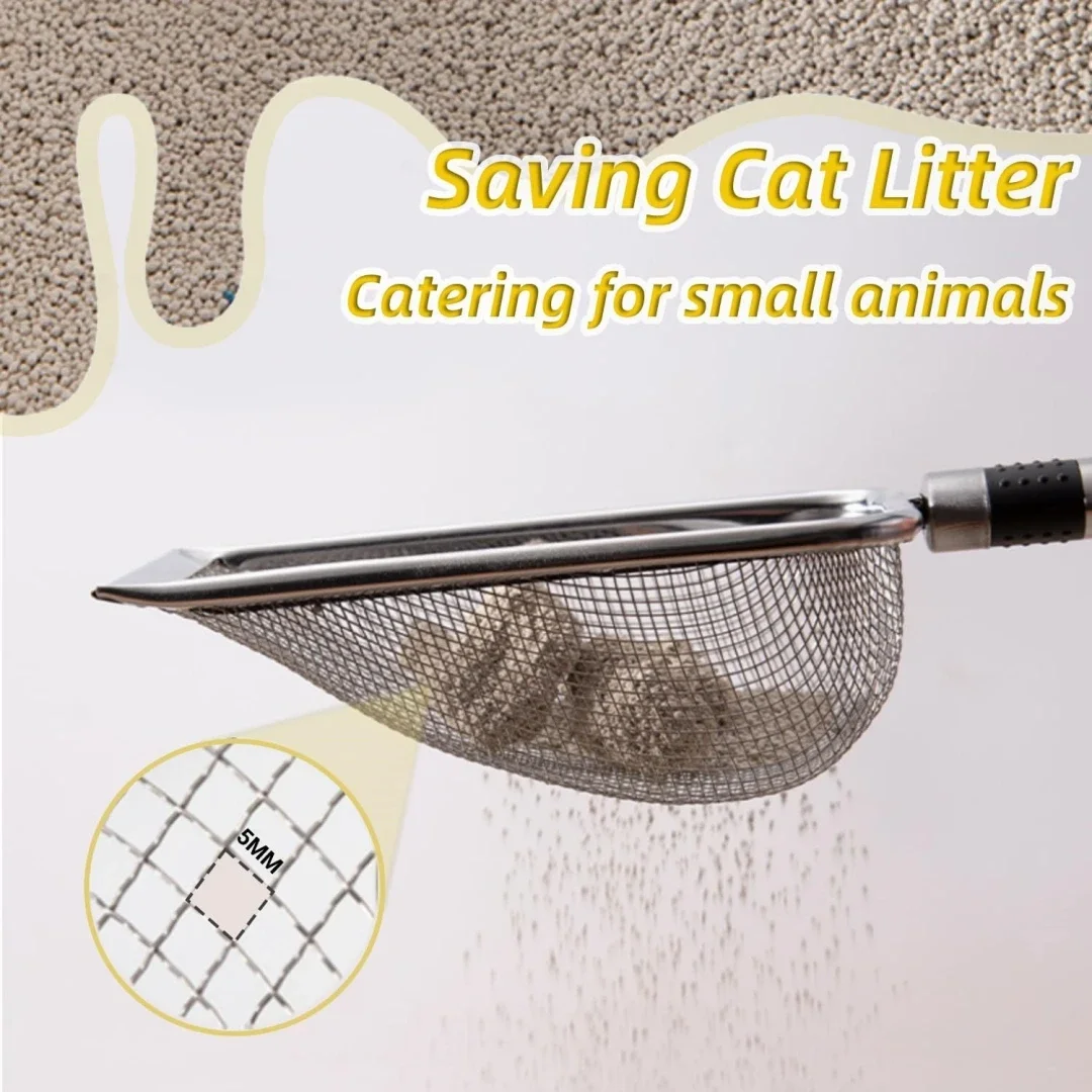 Pá de Areia para Gatos de Metal com Cabo de Inox - Imagem 6