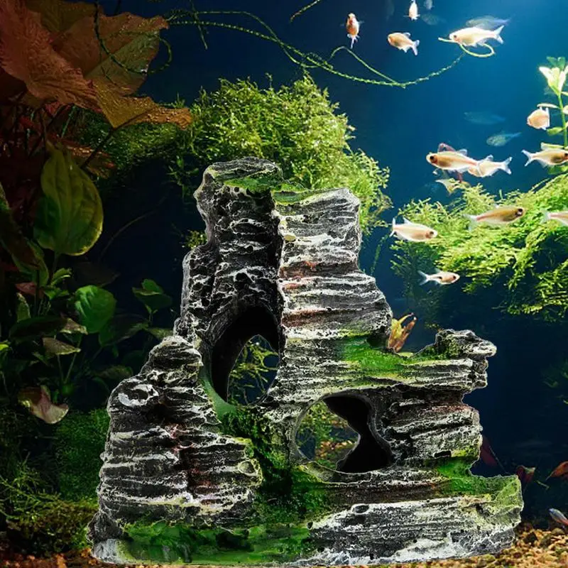 decoração de arenito para aquário