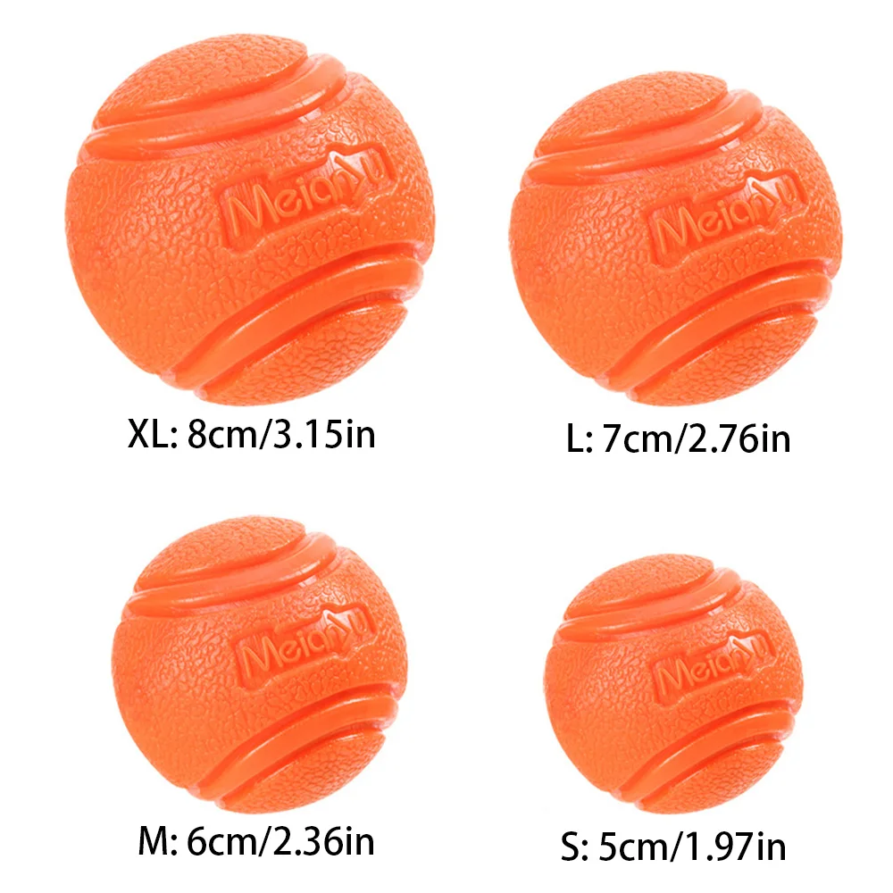 Bola de Brinquedo para Cães de TPR Resistente a Mordidas para Lançamento - Imagem 2