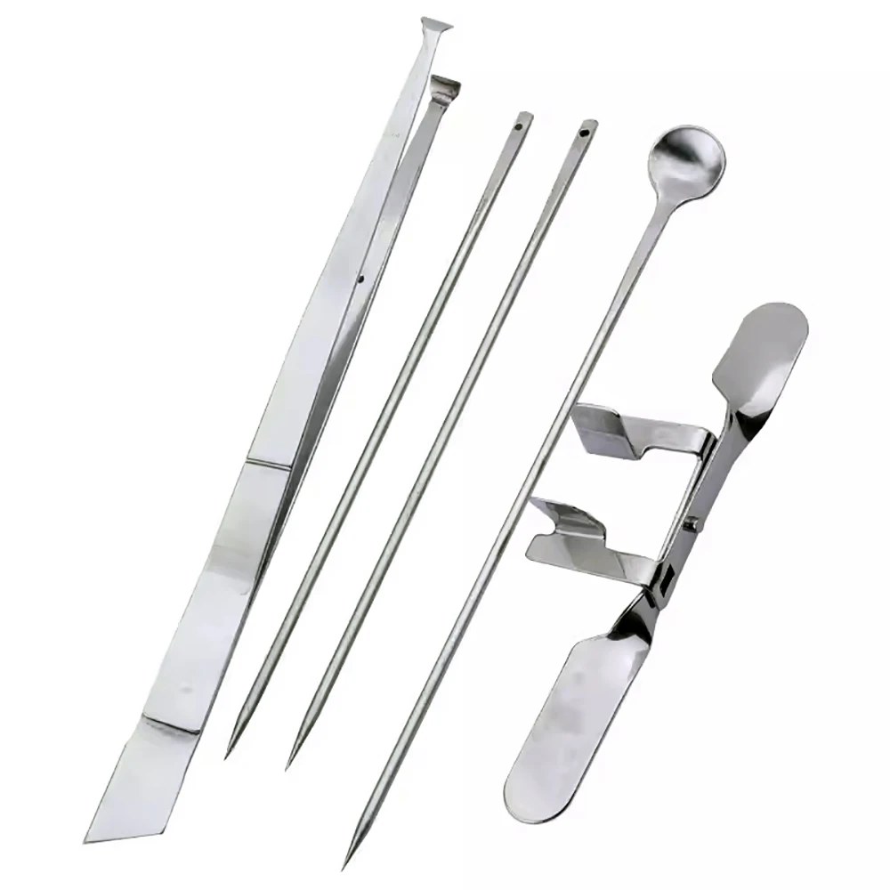 Kit Castração para Aves em Aço Inoxidável com 5 Ferramentas - Imagem 6