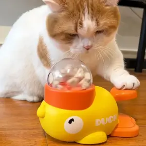 brinquedo dispensador de petiscos para gatos e cães