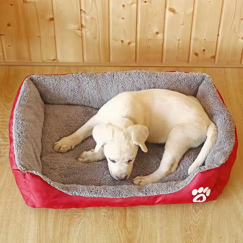 Cama para Cães e Gatos de Pelúcia Colorida em 5 Tamanhos - Imagem 3