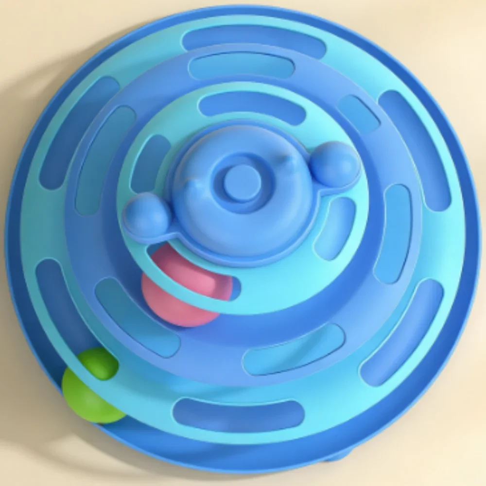 Brinquedo Interativo para Gatos Torre com Bolas Rolantes - Imagem 4