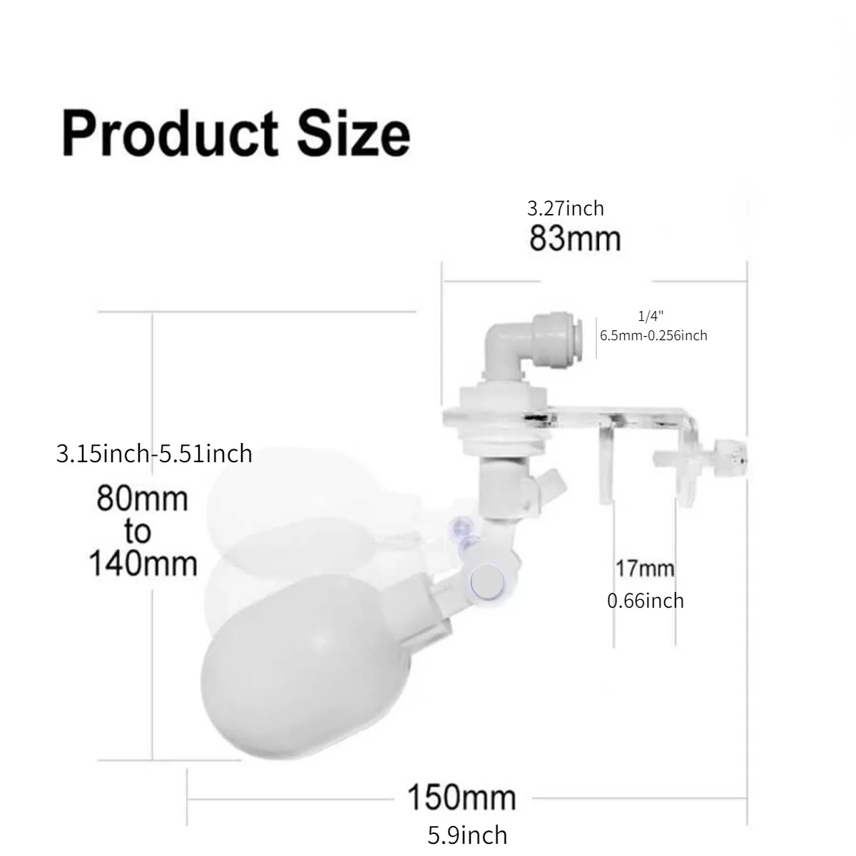 Kit Trocador de Água para Aquário sem Energia com Válvula de Esfera Flutuante - Imagem 6