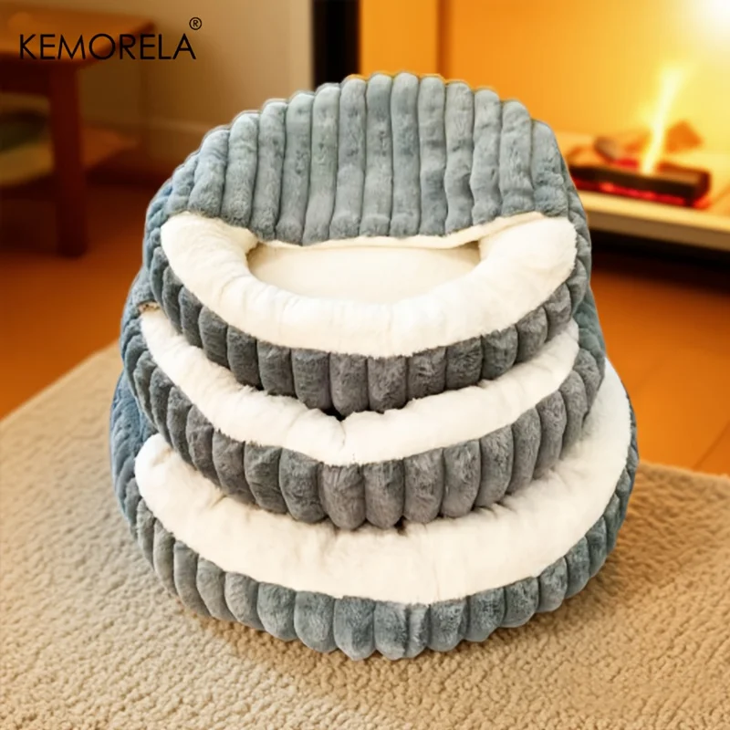 Cama Toca para Gatos e Cães Pequenos Acolchoada Antiderrapante - Image 4
