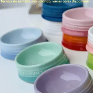 tigela de cerâmica para gatos e cães