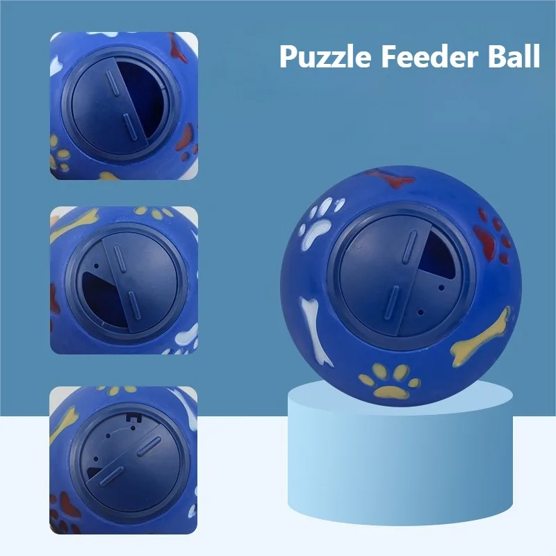Brinquedo Interativo para Cães e Gatos de Borracha com Dispenser de Ração - Imagem 4