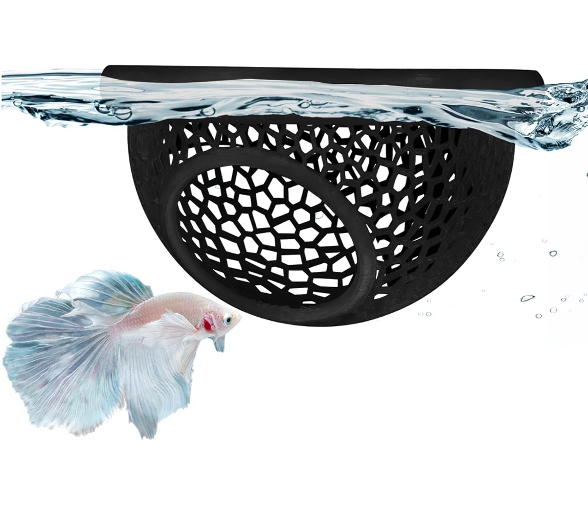 cama flutuante para peixe betta