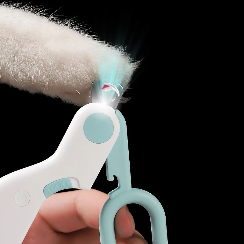 Cortador de Unhas LED para Cães e Gatos com Trava de Segurança - Imagem 4