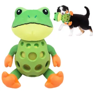 brinquedo de pelúcia sapo para cães