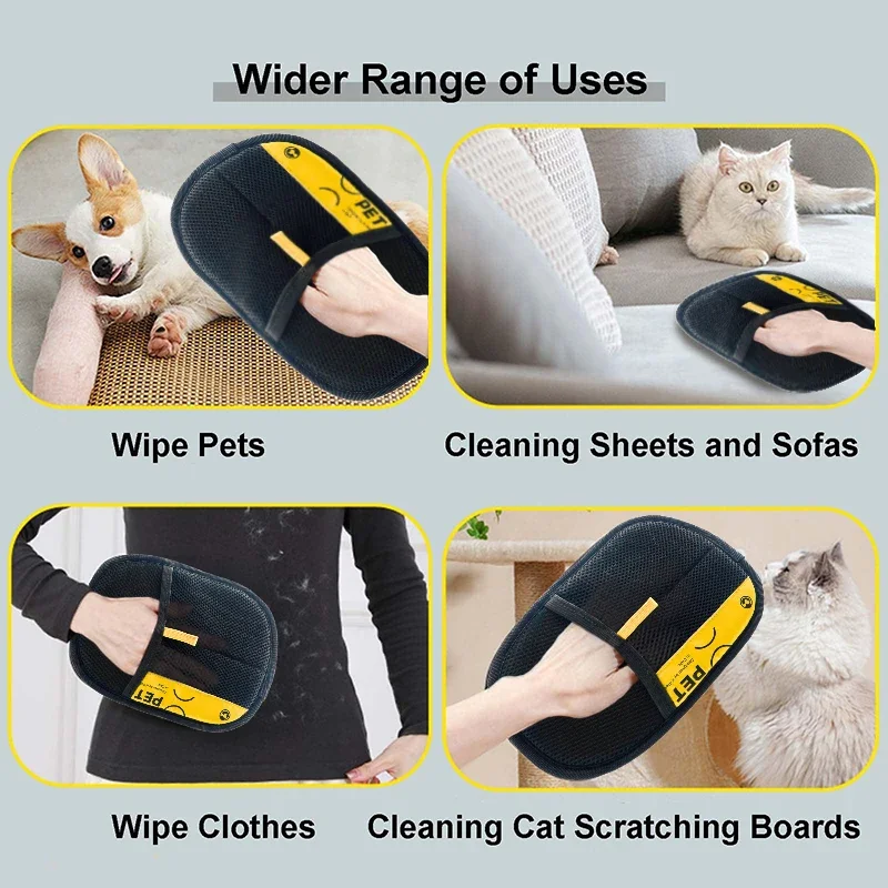 Luva Removedora de Pelos para Cães e Gatos Lavável - Imagem 6