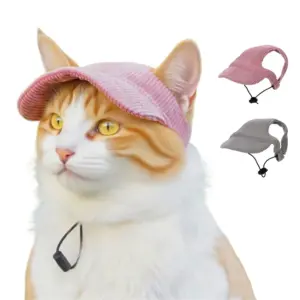 boné esportivo para cães e gatos com furo para orelha