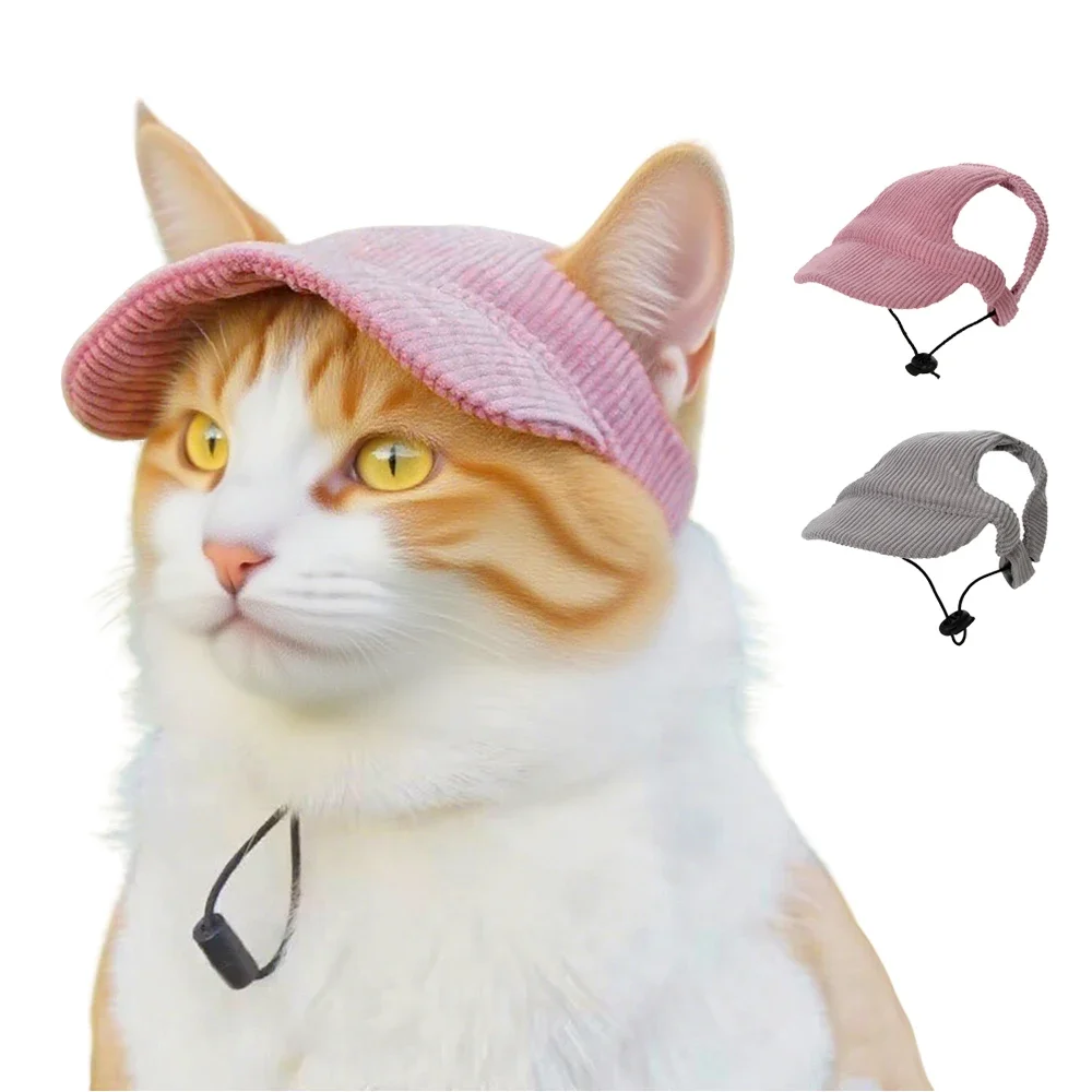 boné esportivo para cães e gatos com furo para orelha