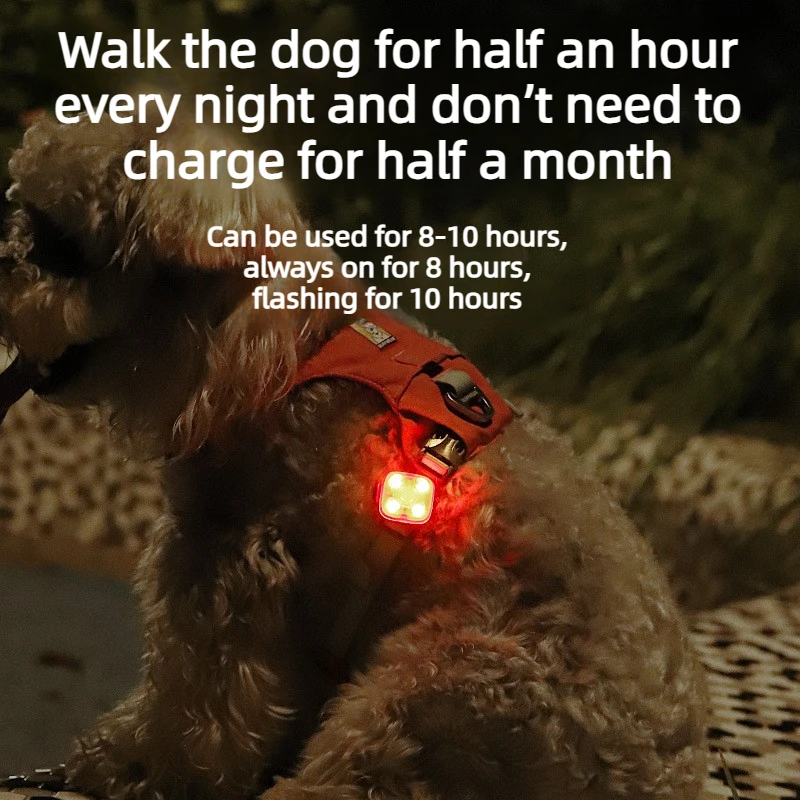 Pingente Luminoso LED para Cães Recarregável USB à Prova d'Água - Imagem 2