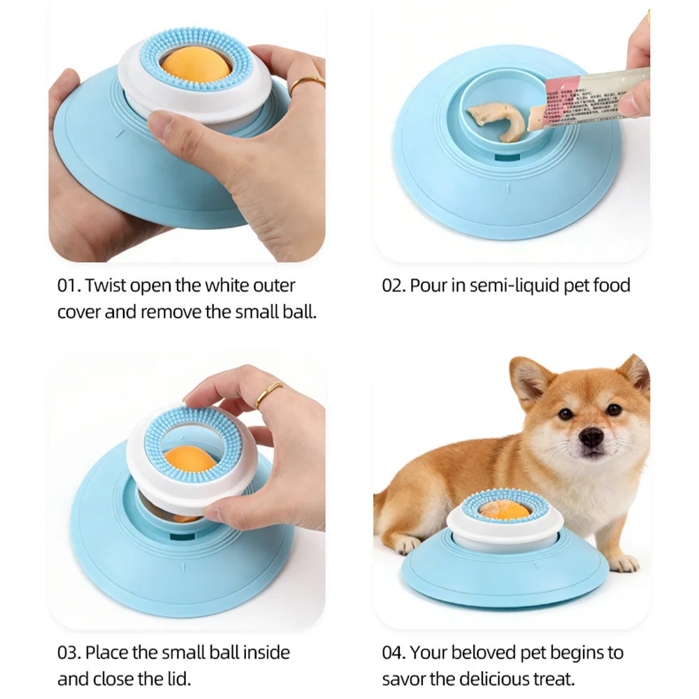 Brinquedo Alimentador Lento para Cães e Gatos com Distribuição de Comida - Imagem 6
