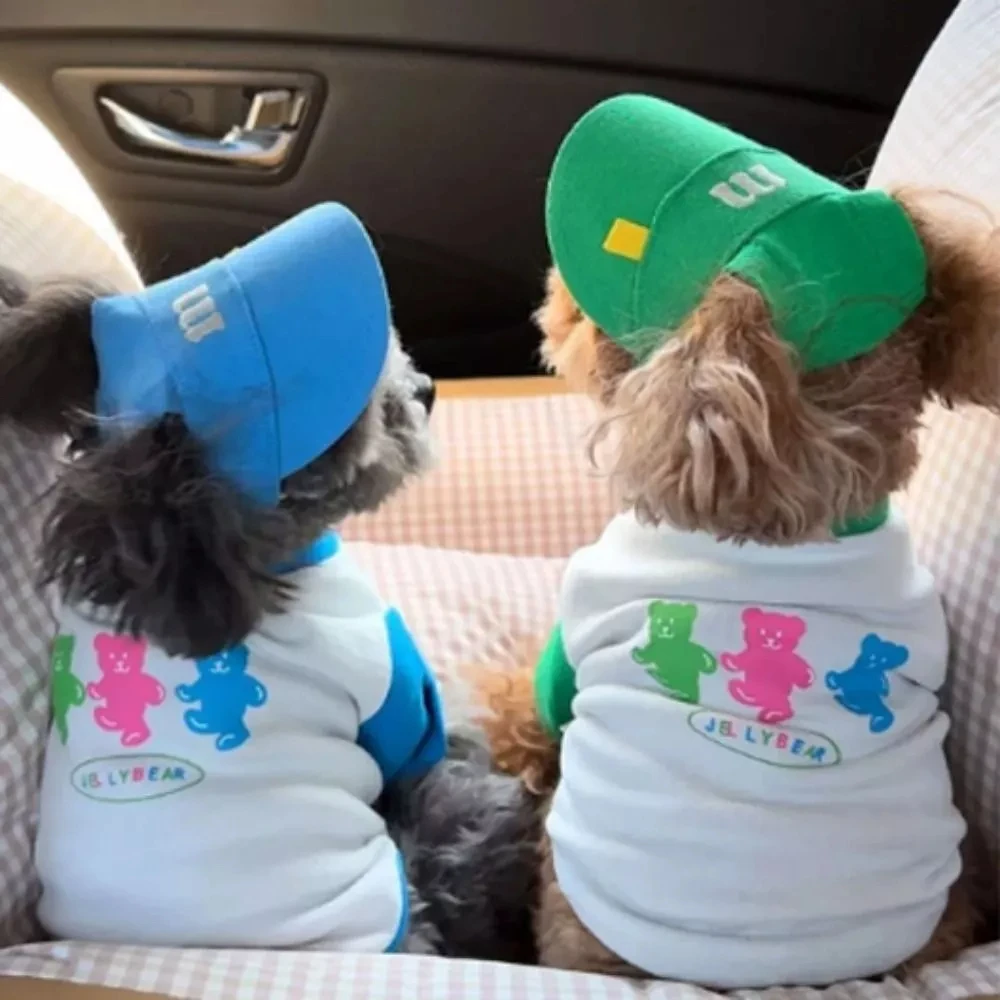 Chapéu de Sol para Cães e Gatos em M Verde com Ajuste de Fivela - Imagem 4