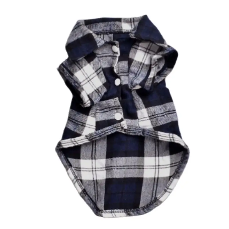 Camisa Xadrez para Cães Pequenos e Gatos de Algodão - Image 6