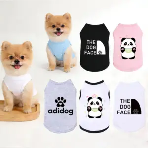 colete fashion respirável para cães e gatos