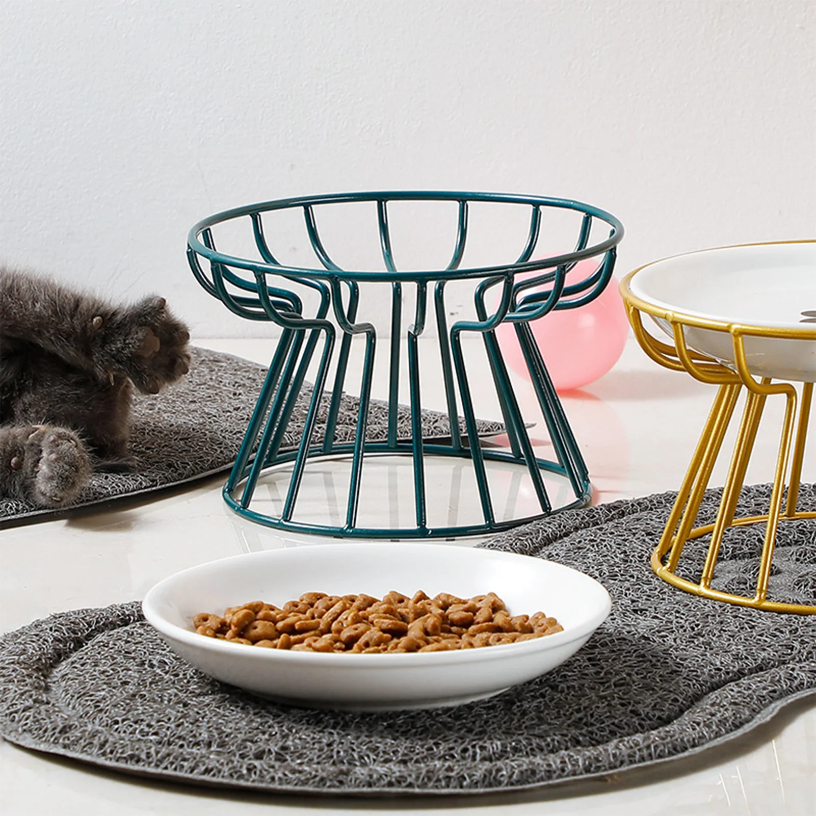Tigela de Cerâmica para Gatos e Cães Pequenos Antiderrapante - Imagem 5