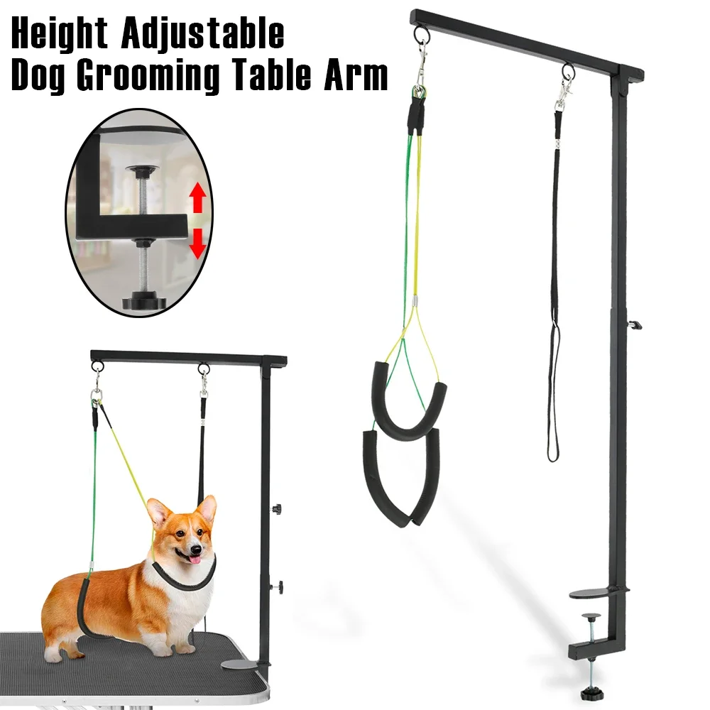 braço de tosa para cães ajustável