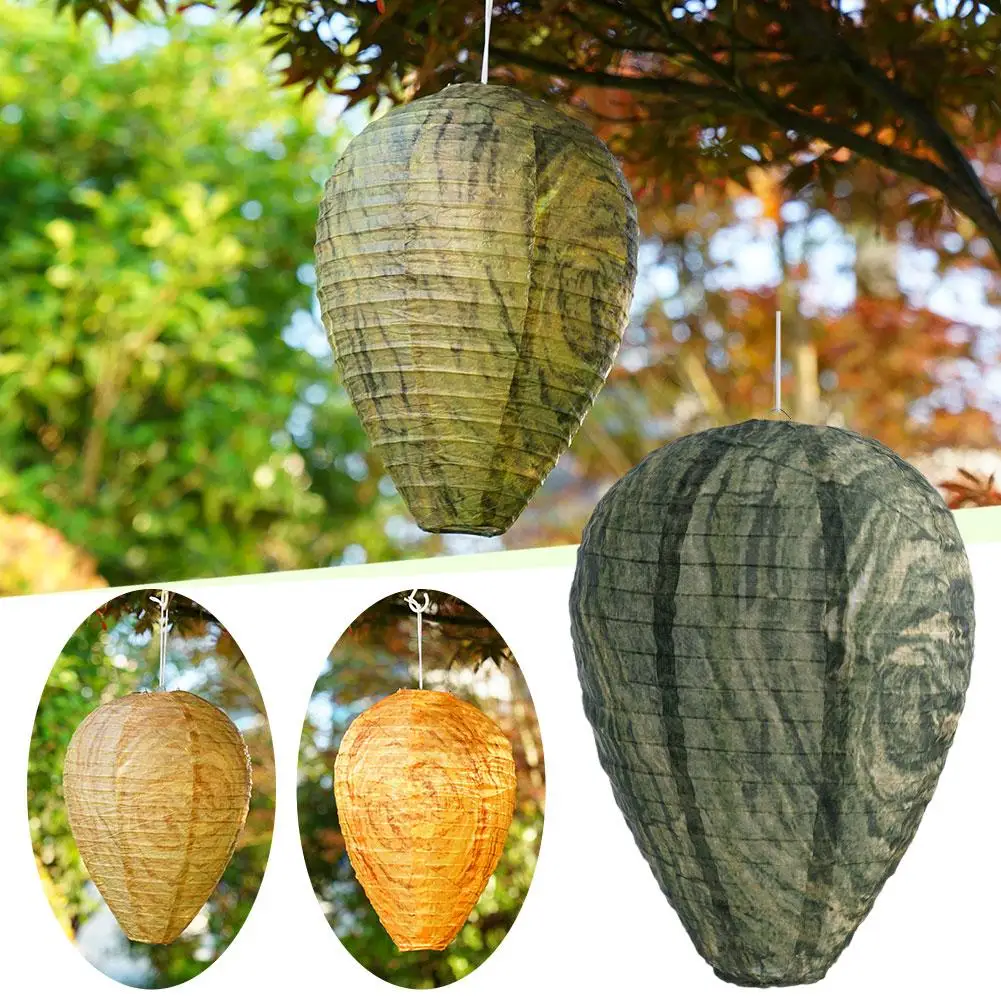 Ninho Falso de Vespa para Jardim 21,6 cm x 27,9 cm para Pendurar - Imagem 6