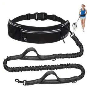coleira para cães com bolsa de cintura