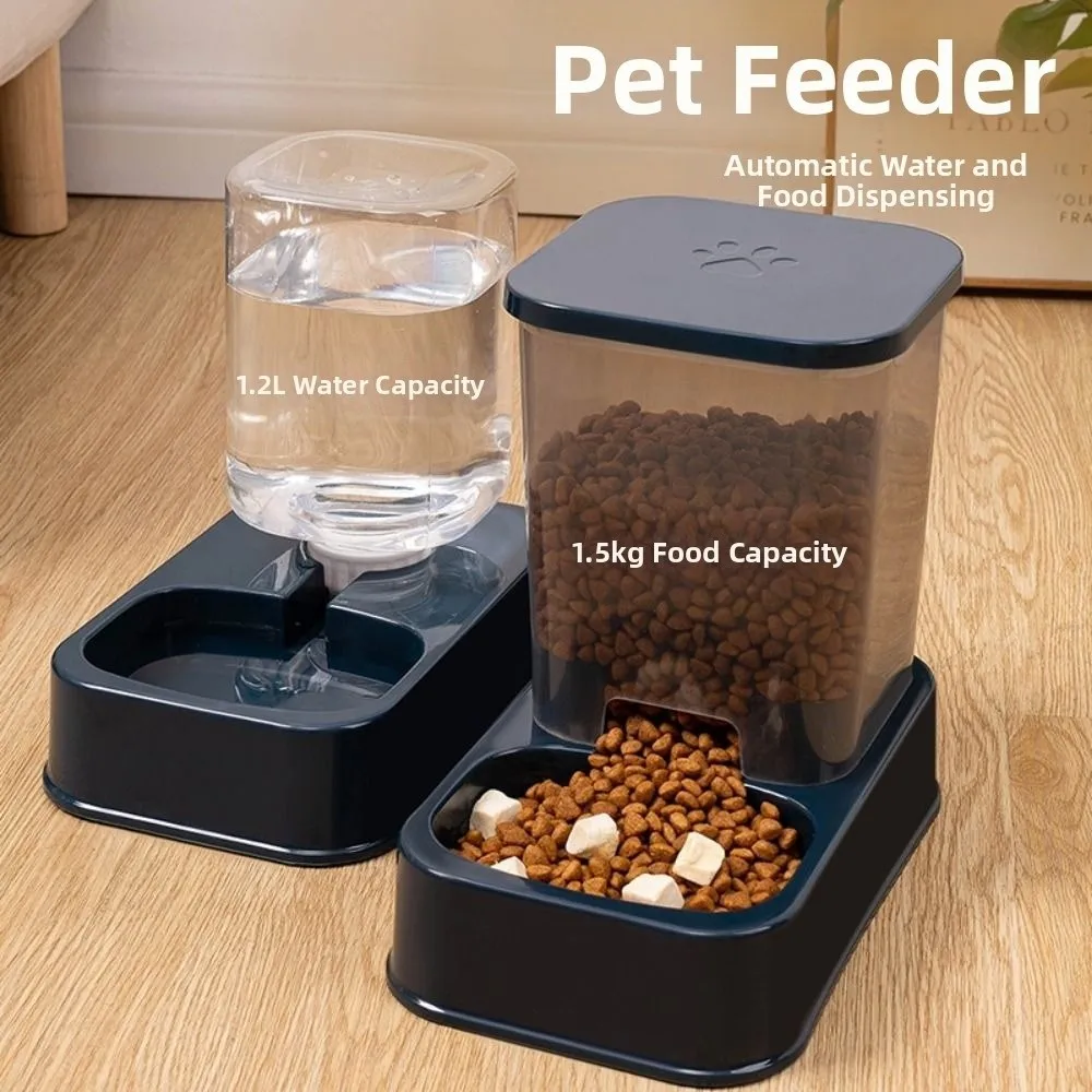 Comedouro Automático para Cães e Gatos 1.5L com Design Antiderrapante - Imagem 3