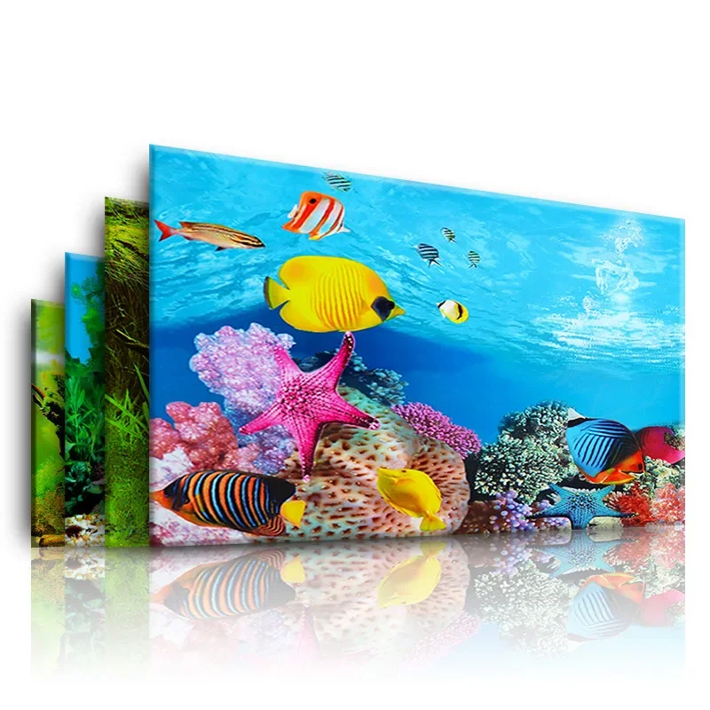 fundo adesivo 3D para aquário