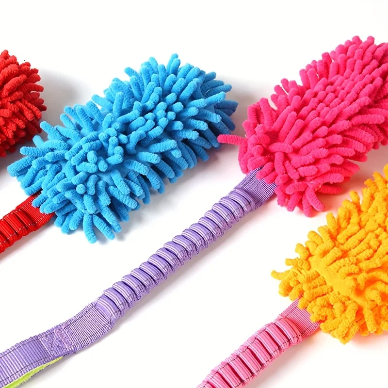 Brinquedo para Cães de Pelúcia com Corda e Alça Resistente - Imagem 6