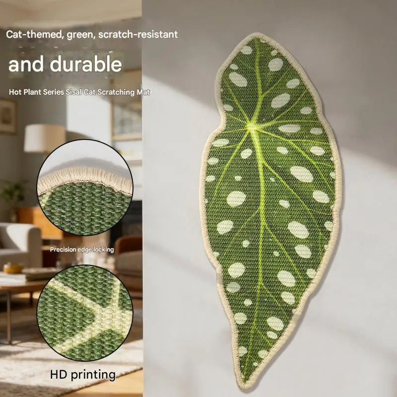 Arranhador para Gatos de Sisal Verde Resistente e Fácil de Colar - Imagem 2