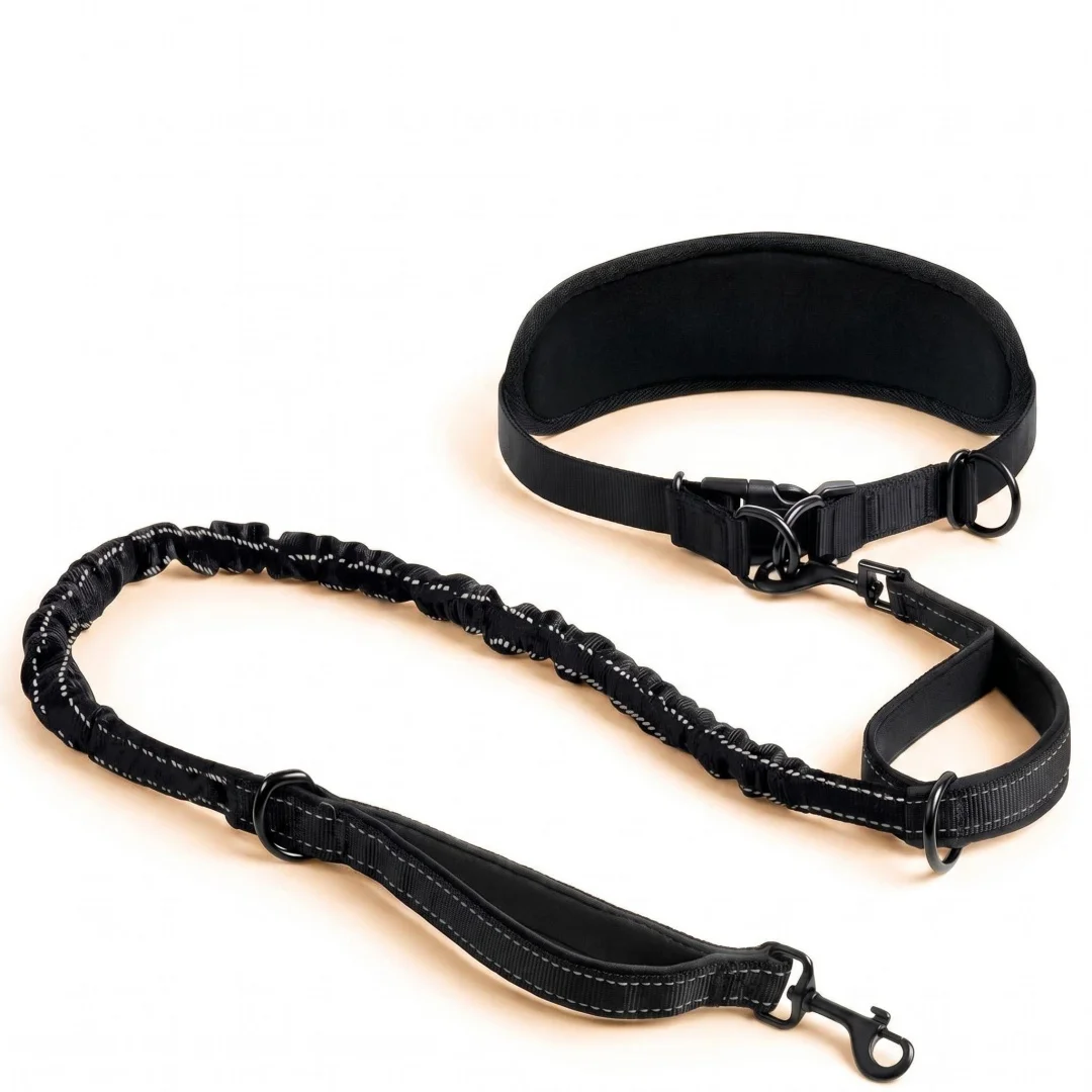 Coleira Bungee para Cães com Cinto Lombar e Faixa Refletiva - Imagem 6