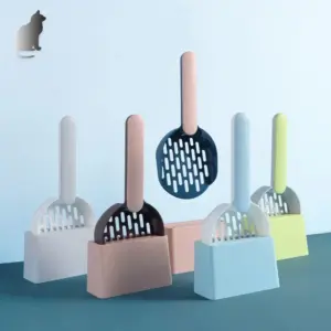 pá de areia para gatos com base