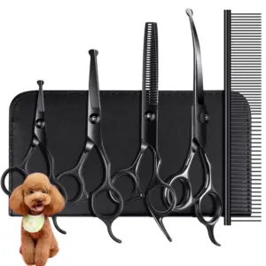 kit tesouras tosa cães e gatos