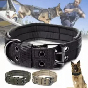coleira para cães de nylon refletiva