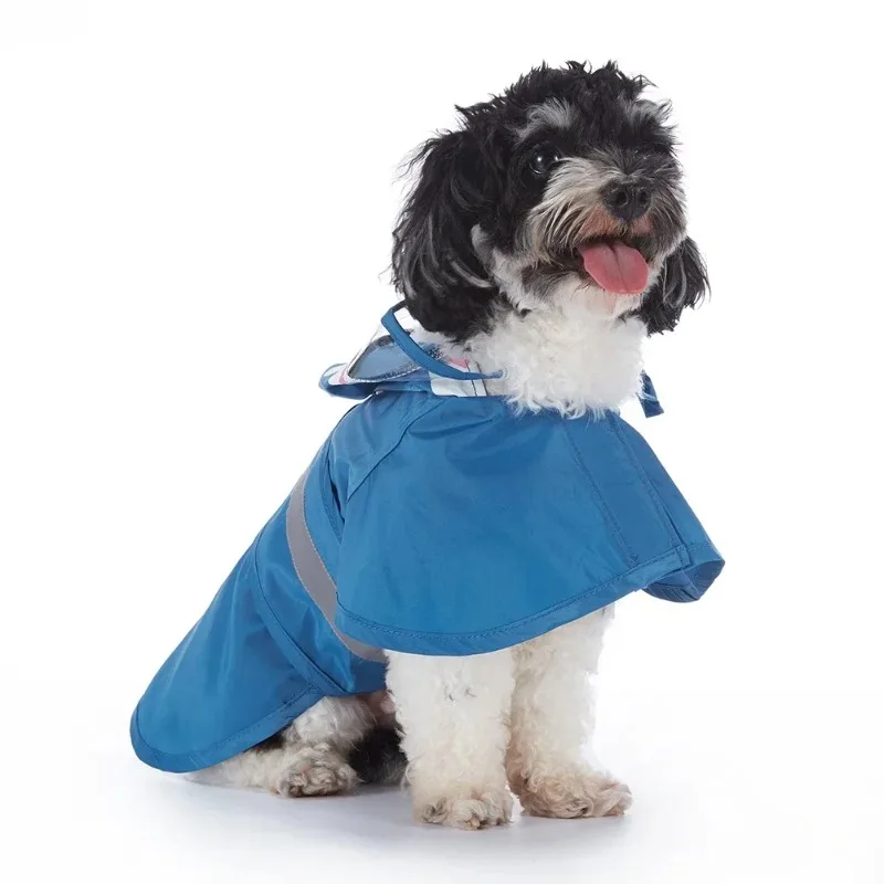Capa de Chuva para Cães Reflexiva com Barriga Fechada - Imagem 4