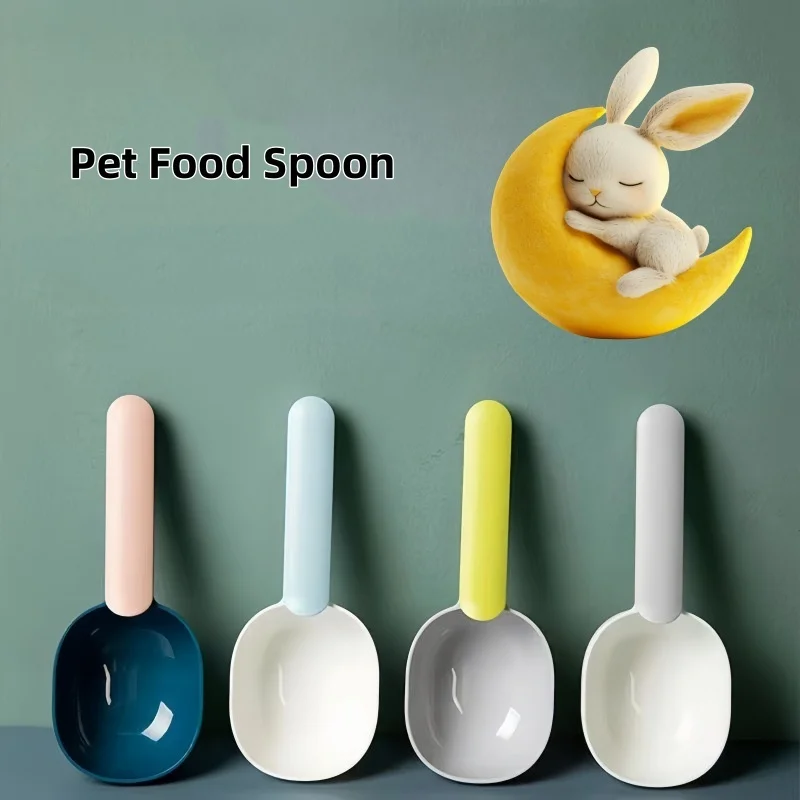 Colher para Ração de Cães e Gatos com Clipe para Saco Selado - Imagem 2