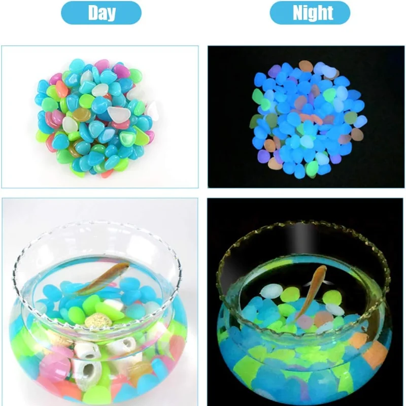 Pedras Luminosas para Aquário 1 cm com Pigmento Fotoluminescente - Imagem 2