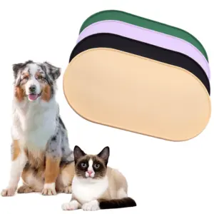 tapete de silicone para tigela de cães e gatos