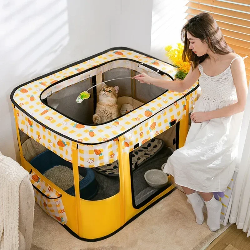 Tenda Dobrável para Gatos e Cães M 70x55x45 cm para Descanso - Imagem 4