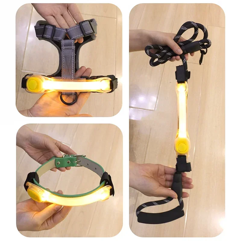Coleira de Segurança para Cães com LED e Faixa Refletiva - Imagem 5