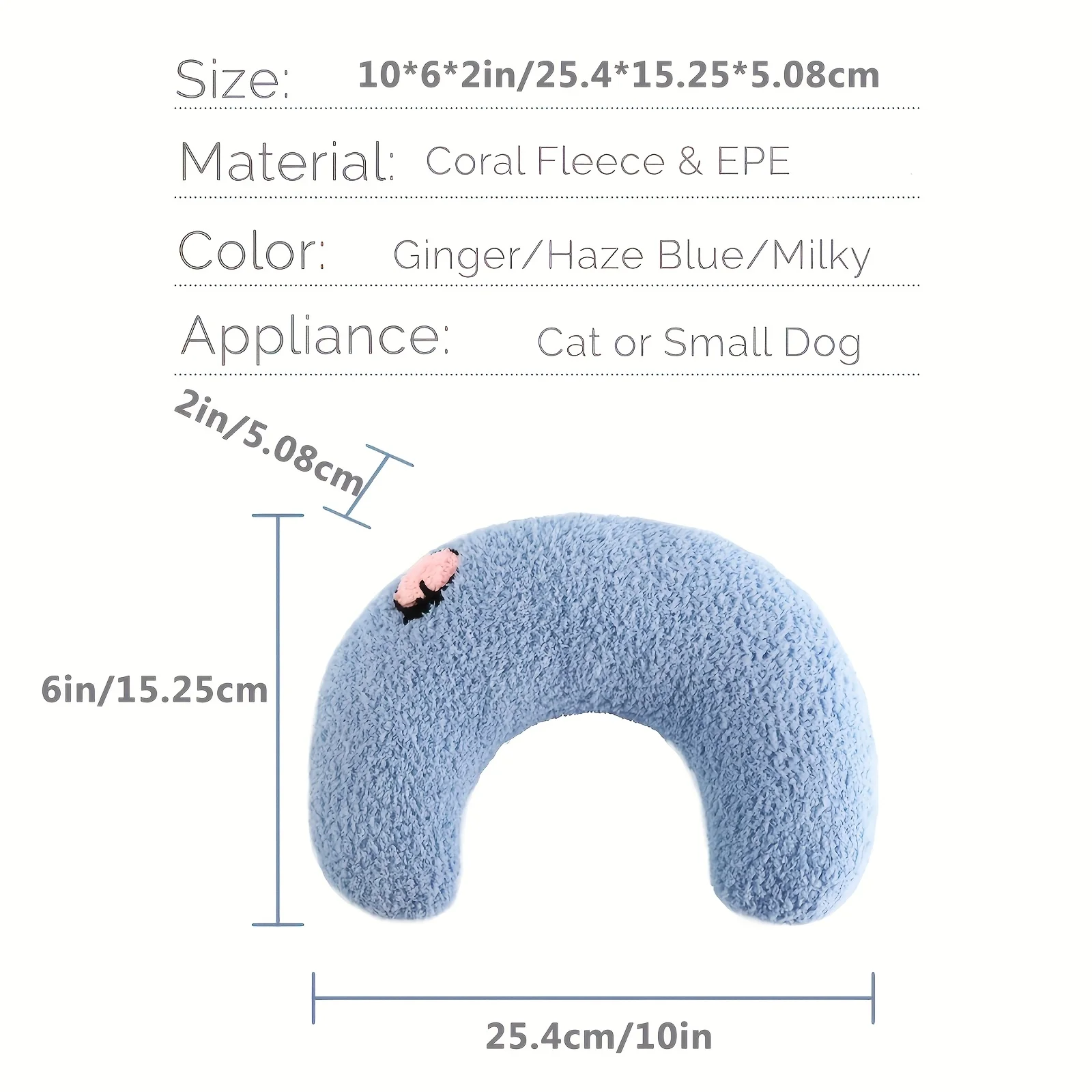 Almofada Lua para Gatos de Pelúcia Super Macia - Imagem 3