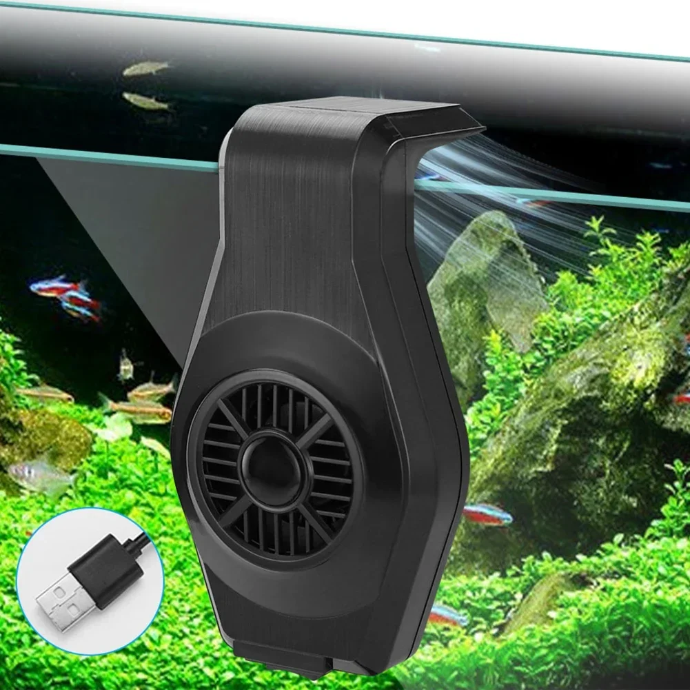 Ventilador para Aquário Ultrafino com Braçadeira Ajustável 8 mm - Imagem 2