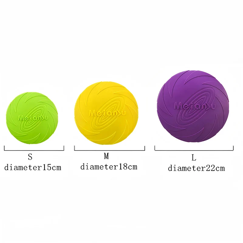 Brinquedo Disco Voador para Cães de Silicone Macio para Treinamento - Imagem 6
