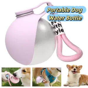 garrafa de água portátil para cães