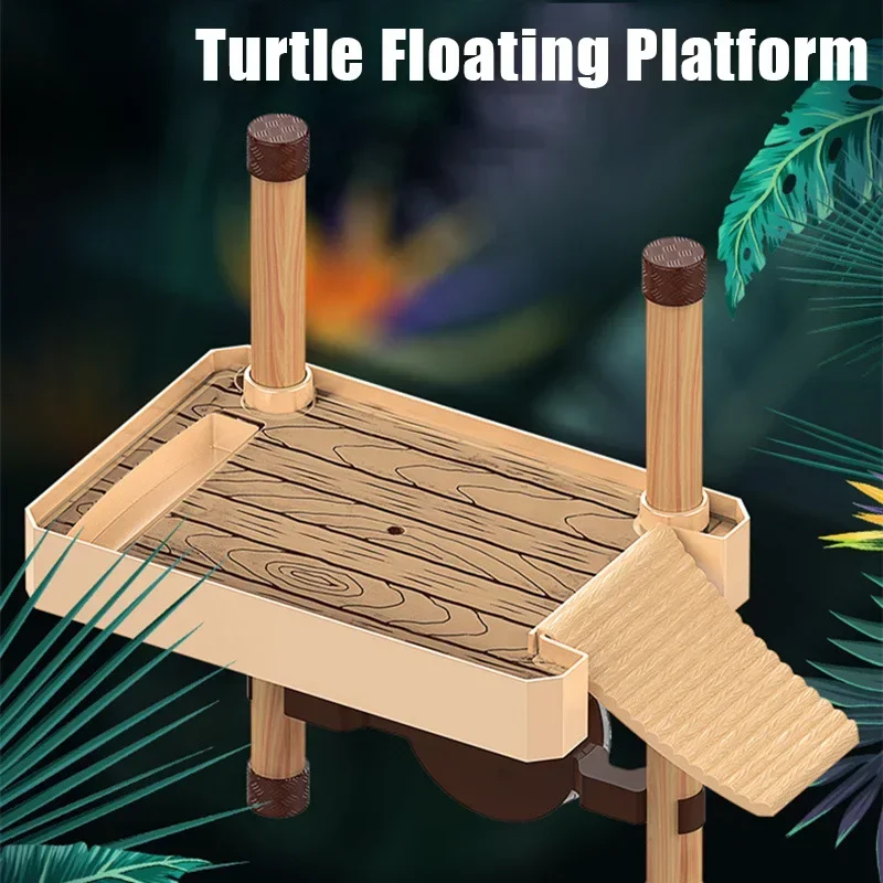 Plataforma Flutuante para Tartarugas com Ventosas e Rampa Texturizada - Imagem 2